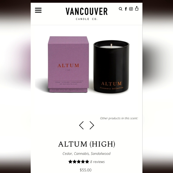 Nwt Vancouver candle Co handmade - Picture 1 of 5